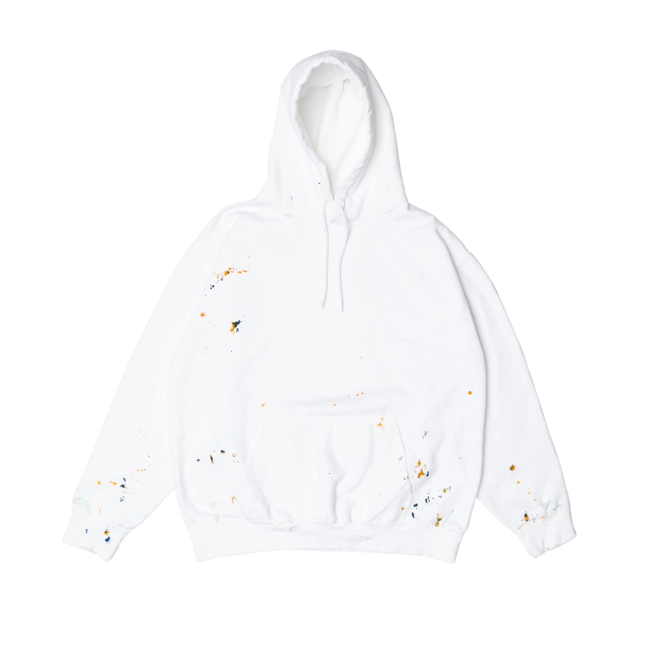 CLASSIC HOODIE WHITE OIL PAINT MOOJIMOOJI